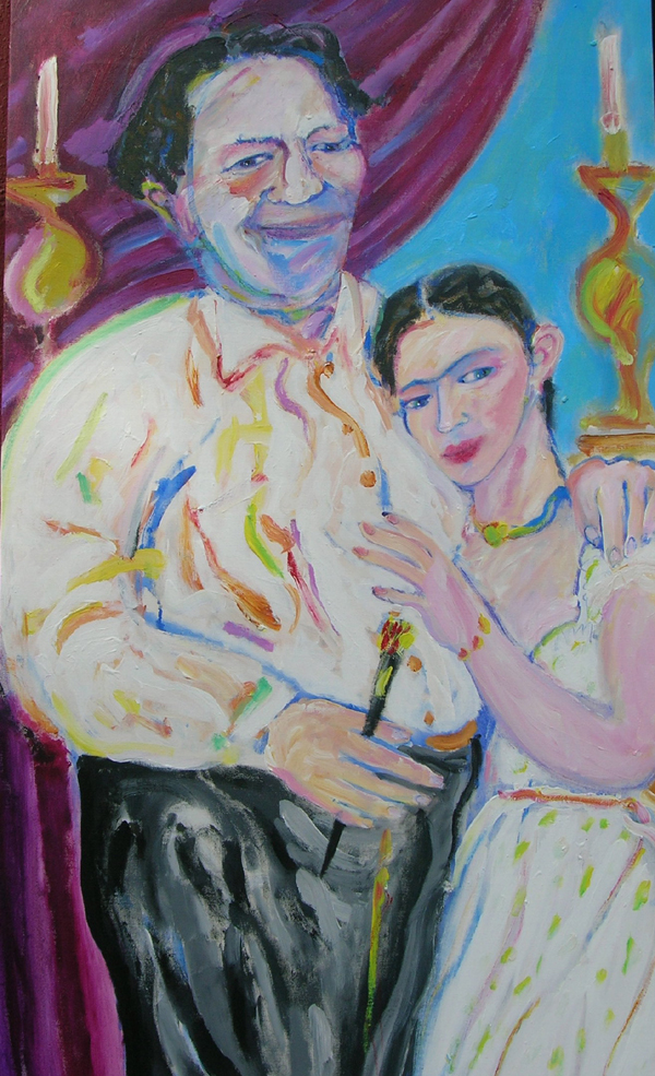 Frida And Diego I by Oscar Capeche